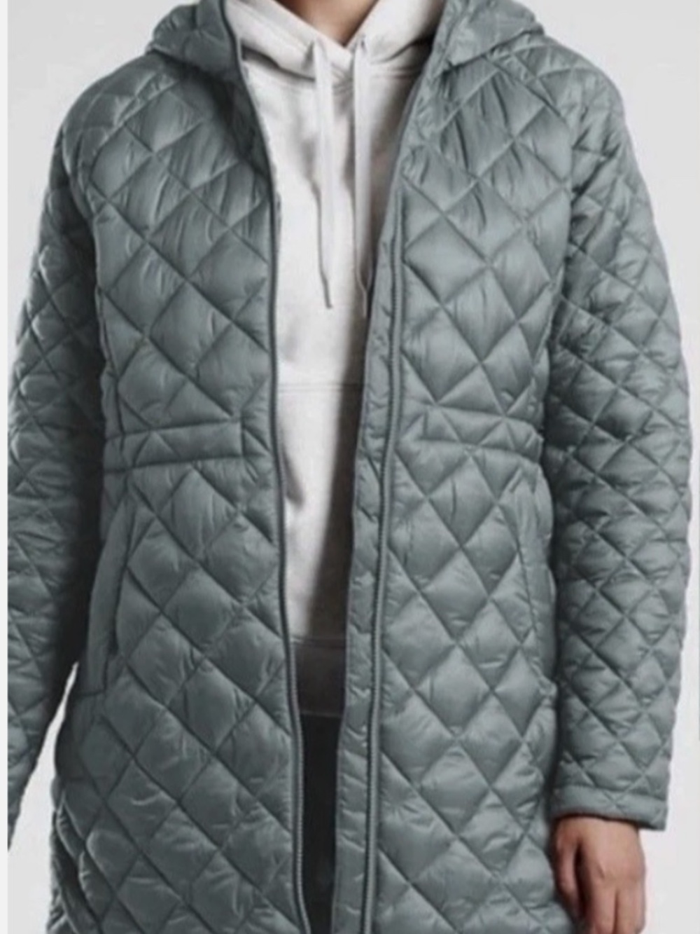 Athleta Whisper Featherless Parka Longline